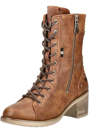 Mustang Stiefelette Lederimitat Schnürstiefelette - Verkäufer: S4S Commerce