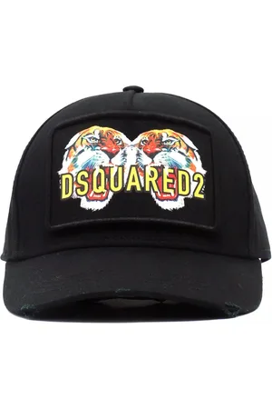 Dsquared2 Baseball Cap Baseballkappe Chinese New Year Tiger Edition Cap Bestickte Patches, Distressed-Details, verstellbarer Riemen - Verkäufer: eldigo