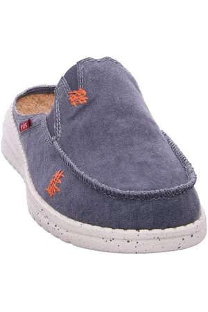 FUSION Jim Washed Canvas Denim Slipper - Verkäufer: TigerSports