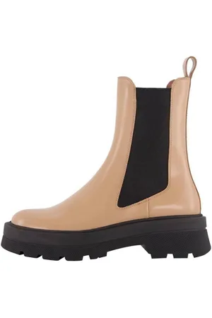 HUGO BOSS Boss Damen Stiefel, Boss Denory Chelsea B-E Damen Stiefel Chelseaboots Anti-Rutsch, Komfort - Verkäufer: evoox