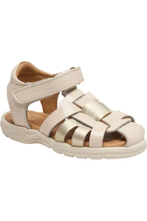Bisgaard Mädchen Sandale mit Klettverschluss vanilla Freja Leder Sandale - Verkäufer: scandinavian-lifestyle
