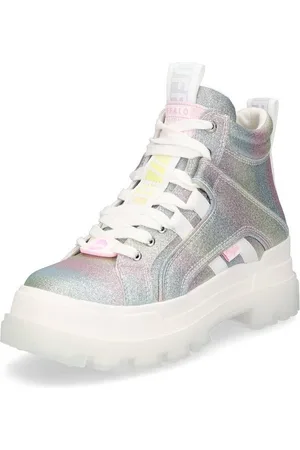 Buffalo Damen Schnürboot Aspha NC Mid multi glitter Schnürboots - Verkäufer: Schuhe Shop