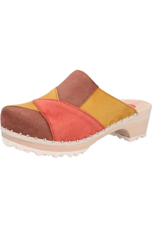 Berkemann Weiblich Holz Patch-Toeffler Clogs Leder Clog - Verkäufer: Shoes & Fashion
