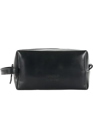 Buckle & Seam Kulturbeutel Blu Washbag, aus echtem Rindsleder - Verkäufer: modeherz