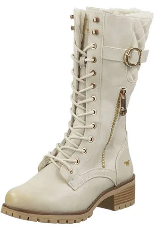 Mustang Stiefel Lederimitat Schnürstiefel - Verkäufer: S4S Commerce