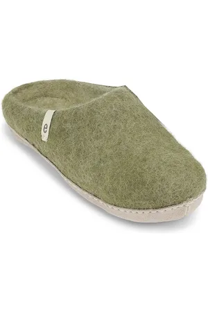 Egos Unisex Filzpantoffel mit Ledersohle Pantoffel Hausschuh - Verkäufer: scandinavian-lifestyle