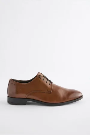 Next Unifarbene Derby-Schuhe aus Leder Schnürschuh (1-tlg) - Verkäufer: Germany GmbH