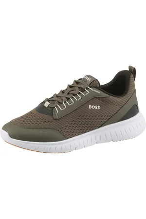 HUGO BOSS TTNM LIGHT Runn Sneaker, Freizeitschuh, Halbschuh, Schnürschuh im Materialmix