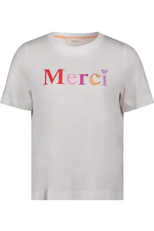 Cartoon Kurzarmshirt Printshirt mit Rundhalsausschnitt (1-tlg) Hotfix