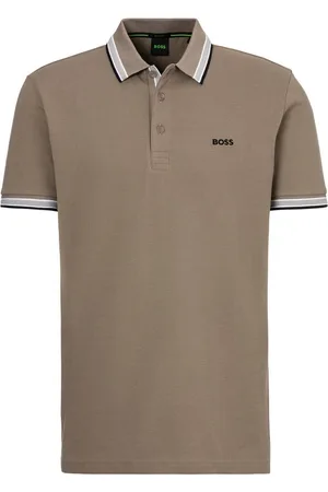 HUGO BOSS Poloshirt Paddy mit kontrastfarbenen Streifen am Kragen