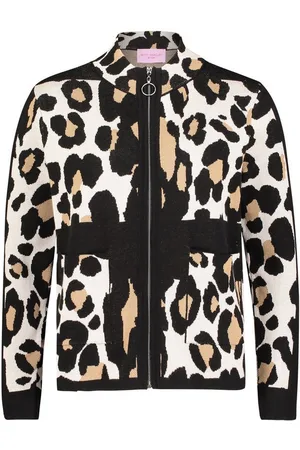 Betty Barclay Strickjacke Feinstrickjacke mit Jacquard (1-tlg) Jacquard