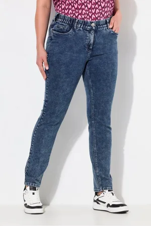 Ulla Popken Regular-fit-Jeans Jerseyjeans Sarah schmales Bein Komfortbund - Verkäufer: Popken Fashion Group