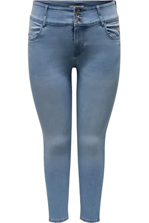 ONLY High-waist-Jeans CARANNA HW SKINNY ANK DNM ANA NOOS
