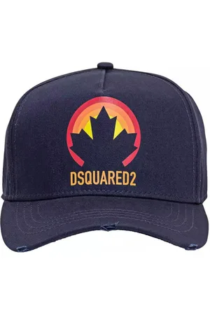 Dsquared2 Baseball Cap Baseballkappe Cap Icon mit Ahornblat Gesticktes Ahornblatt-Motiv, Distressed-Elemente, Verstellbar - Verkäufer: eldigo