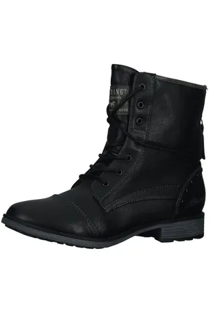 Mustang Stiefelette Lederimitat Schnürstiefelette - Verkäufer: S4S Commerce