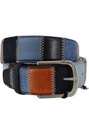Lindenmann Ledergürtel Ledergürtel HCS cognac-marine - Verkäufer: Herrenmode Kreis Shop