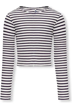 ONLY Langarmshirt KOGNELLA STRIPED L/S O-NECK TOP JRS - Verkäufer: Dorins Kindermode