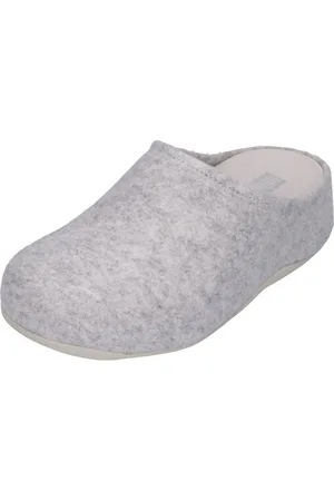 FitFlop SHUV CUSHY FELT CLOG Hausschuh Tiptoe Grey - Verkäufer: Shoedeal Jana Sievers e.K.