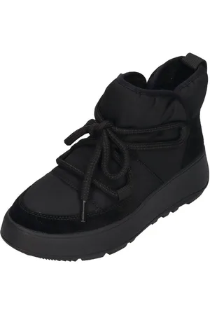 FitFlop F MODE WATERRESISTANT FLATFORM Chelseaboots Black - Verkäufer: Shoedeal Jana Sievers e.K.