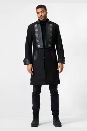 RICANO Ledermantel Pirate Men Ledermantel aus Büffel Nubuk Leder - Verkäufer:
