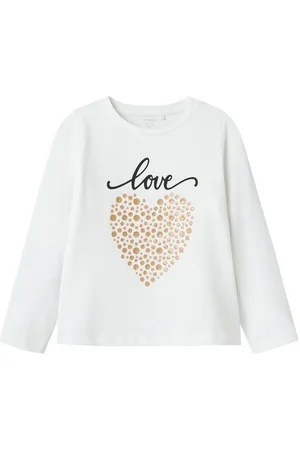 NAME IT Langarmshirt Rundhals Langarmshirt Jersey Longsleeve Glitzer Gel Print (1-tlg) NMFRSTAR LS TOP BOX - Verkäufer: ARIZONAS