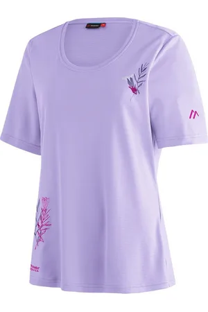 Maier Sports Funktionsshirt Irmi Da-Shirt 1/2 Arm AMETHYST/P FLOWER - Verkäufer: Intersport Drucks