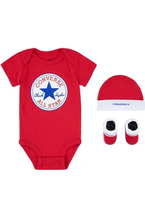 Converse Erstausstattungspaket CLASSIC CTP INFANT HAT BODYSUIT BOO (Packung, 3-tlg)