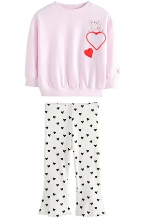 Next Shirt & Leggings Langarmshirt und Leggings mit Schlag, Peppa Pig (2-tlg) - Verkäufer: Germany GmbH