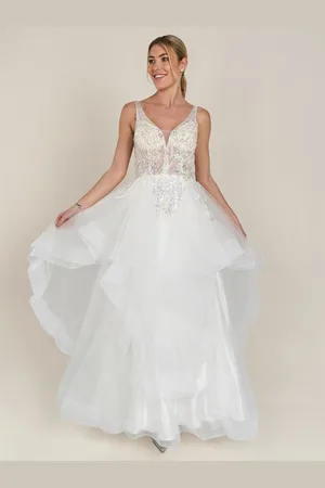 Apart Abendkleid mit aufwendig besticktem Tüll - Verkäufer: