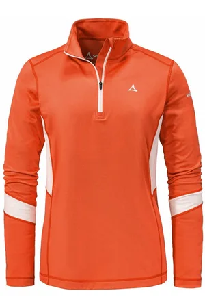 Schöffel Rollkragenshirt Longsleeve Lenggries L CORAL ORANGE - Verkäufer: Intersport Drucks