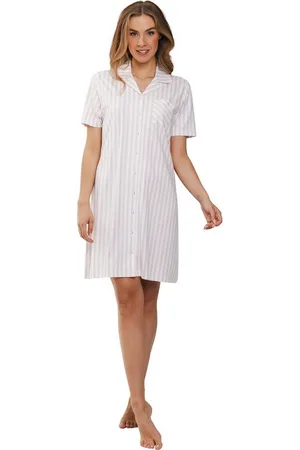 Pastunette Nachthemd Damen Schlafshirt geknöpft (1-tlg) Baumwolle - Verkäufer: HELLER-SHOES