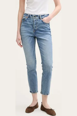 TOM TAILOR Ankle-Jeans TTLOTTE Slim Straight Jeans mit High Waist - Verkäufer: TOM TAILOR