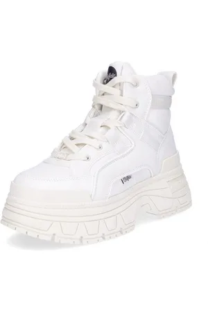 Buffalo Damen Schnürboot Fusion Hyb Mid offwhite Schnürboots - Verkäufer: Schuhe Shop