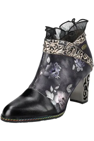 LAURA VITA Stiefelette Leder/Textil High-Heel-Stiefelette - Verkäufer: S4S Commerce