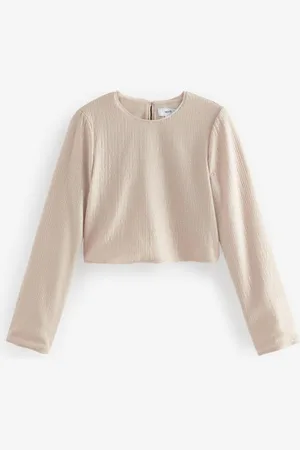 Next Paillettenshirt Mesh-Oberteil mit Pailletten und Rückenschleife (1-tlg) - Verkäufer: Germany GmbH
