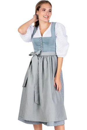 MARJO Dirndl Cord Dirndl 2tlg. - OBING - gletscher - Verkäufer: Alpenwahnsinn Tracht & Lifestyle