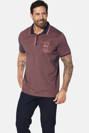 Jan Vanderstorm Poloshirt HERFINN mit großem Brustprint - Verkäufer: VANDERSTORM VENTURES