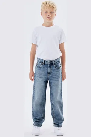 NAME IT Weite Jeans NKMRYAN STRAIGHT JEANS 3418 (1-tlg) weit - Verkäufer: Familiennestkindermode