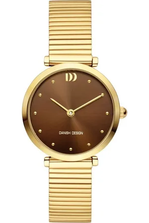 Danish Design Quarzuhr Damen Armbanduhr AVA IV87Q1301 gold D. 28 mm Stahlband - Verkäufer: bellambiente
