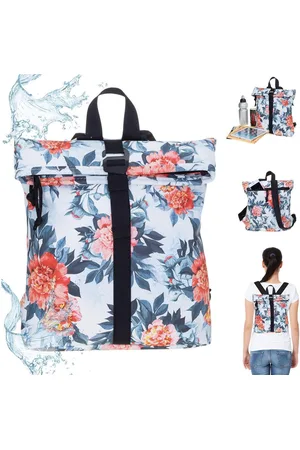 NEW REBELS Freizeitrucksack Damen klein Rucksack Handtasche Tasche, Reise Freizeit Bag wasserabweisend aus Plane + bagboom Etui - Verkäufer: Sporttaschenshop