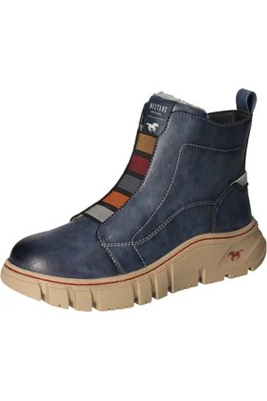 Mustang Winterboots, Stiefelette, Plateauboots mit Gummizug für guten Sitz