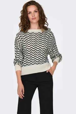 JACQUELINE DE YONG Strickpullover Struktur Strickpullover Wellen Streifen Muster JDYRITA JDYRITA L/S SHORT STRUCTURE PULL KNT - Verkäufer: ARIZONAS