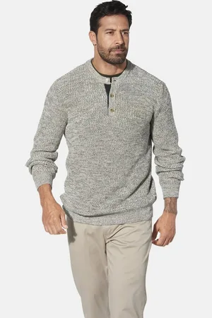 Jan Vanderstorm Strickpullover TJUSE aus dreifarbigem Grobstrick - Verkäufer: VANDERSTORM VENTURES