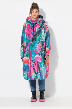 Laurasøn Funktionsjacke Funktions-Regencape Unisex Print Kapuze - Verkäufer: Popken Fashion Group
