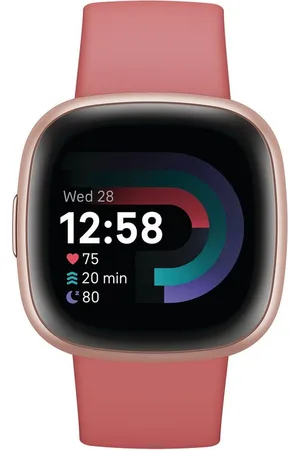 Fitbit Sportuhr Versa 4 Kupferrosé, Herzfrequenzvariabilität (HRV), Stressanalyse, Freihändig bezahlen - Verkäufer: WOOJA