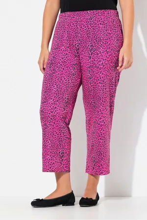 Ulla Popken Schlupfhose 7/8-Jerseyhose bedruckt weites Bein Elastikbund - Verkäufer: Popken Fashion Group