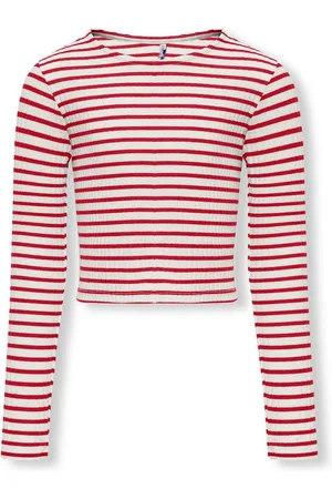 ONLY Langarmshirt KOGNELLA STRIPED L/S O-NECK TOP JRS - Verkäufer: Dorins Kindermode