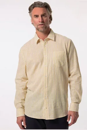 Boston Park Businesshemd Leinenmix-Streifenhemd Langarm - Verkäufer: Popken Fashion Group