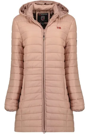 Geographical Norway Steppmantel Hochwertige Outdoorjacke ATIKA HOOD LONG (1-tlg) Outdoor Steppjacke Parka Lange Mit Kapuzenjacke Steppmantel - Verkäufer: Brandiing