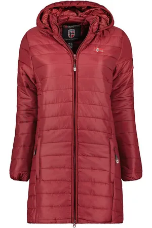 Geographical Norway Steppmantel Hochwertige Outdoorjacke ATIKA HOOD LONG (1-tlg) Outdoor Steppjacke Parka Lange Mit Kapuzenjacke Steppmantel - Verkäufer: Brandiing